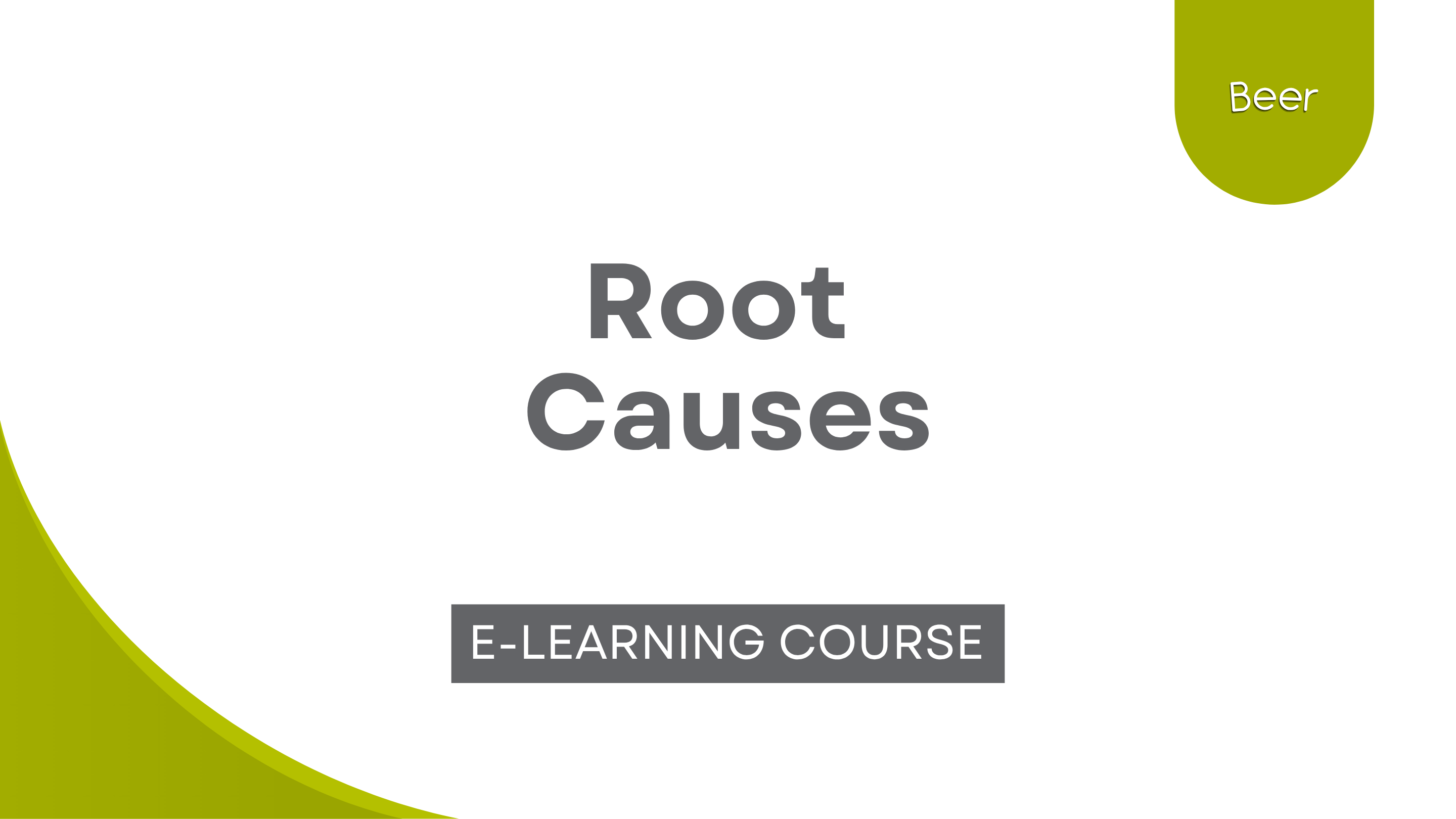 Root Causes - Brewing Sensory Analysis for Quality Control
