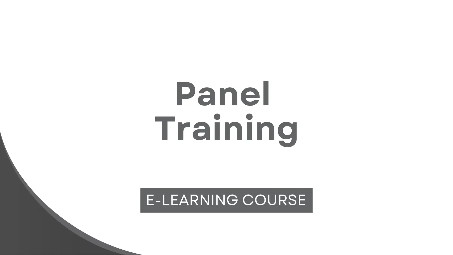 Panel Training — Sensory Analysis for QC: Sensory Excellence